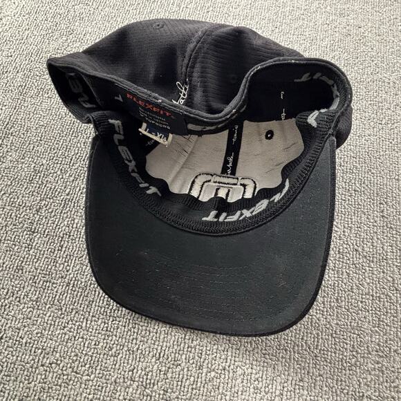 Travis Mathew Hat Adult Large Extra Large Black Fitted Golf Cap Casual Men's - Picture 5 of 6